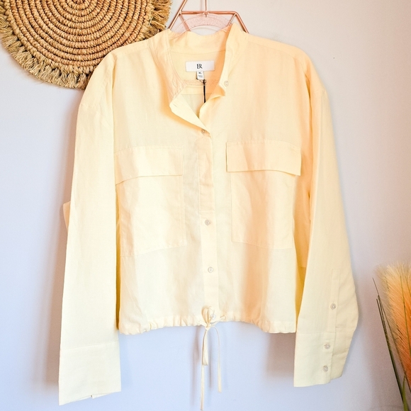 Banana Republic, New, BR Standard Arcata Tencel Linen Shirt Jacket, Size XL - Picture 14 of 14